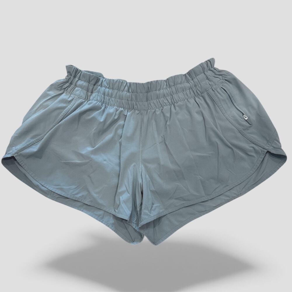 Lululemon Hotty Hot 4" Shorts Dove Gray Women’s Size 18 Running Athletic EUC
